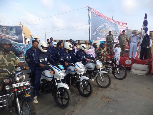 JOINT SERVICES  MOTOR CYCLE  RALLY - ICGS JAKHAU